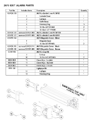 2670 EXIT ALARM PARTS